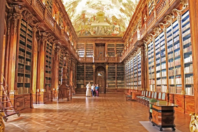 Praga - Biblioteca do mosteiro de Strahov
